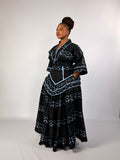Askari frill skirt