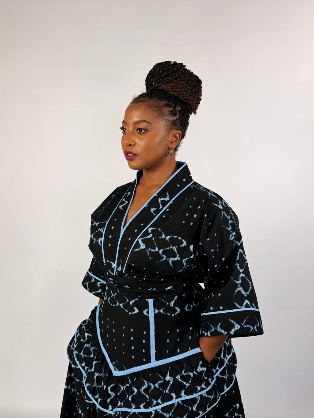Angalia Wrap around top