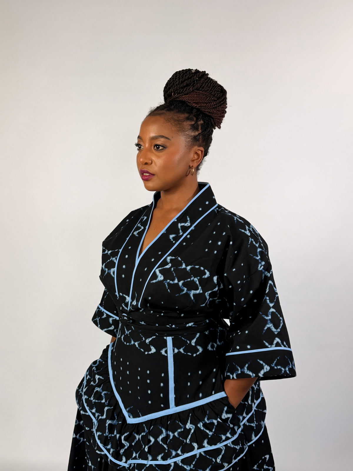 Angalia Wrap around top