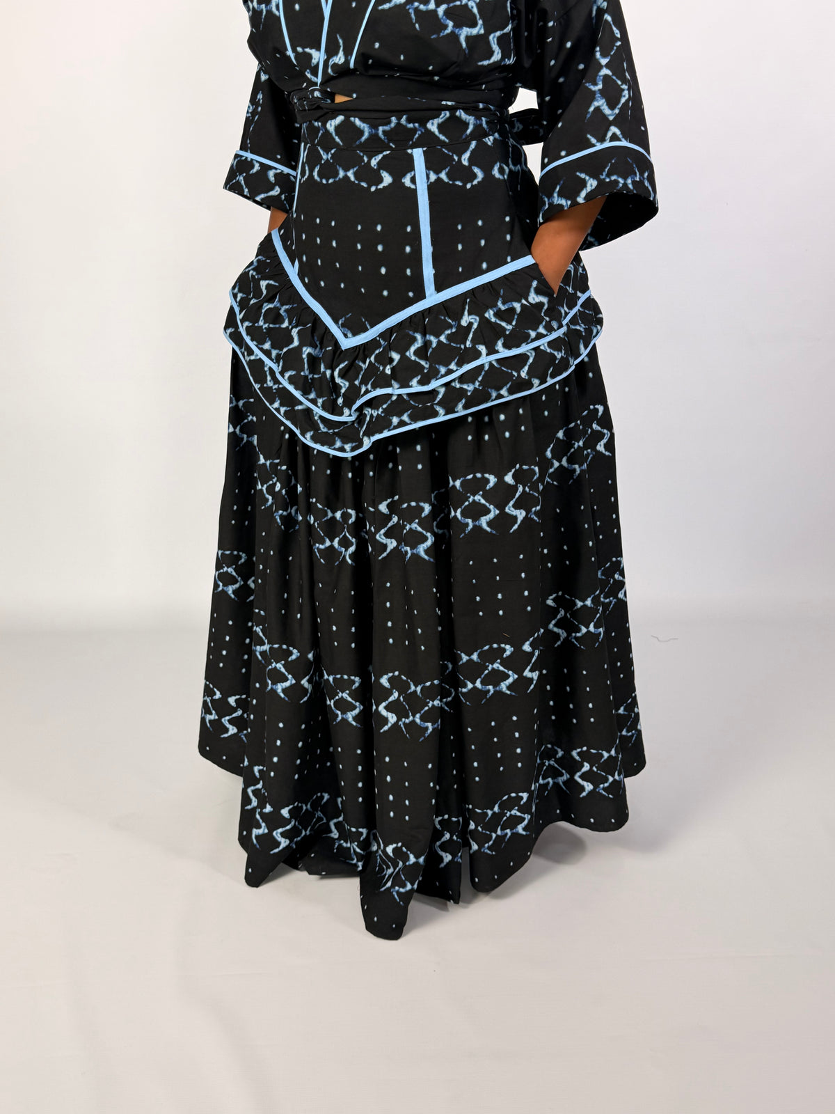 Askari frill skirt