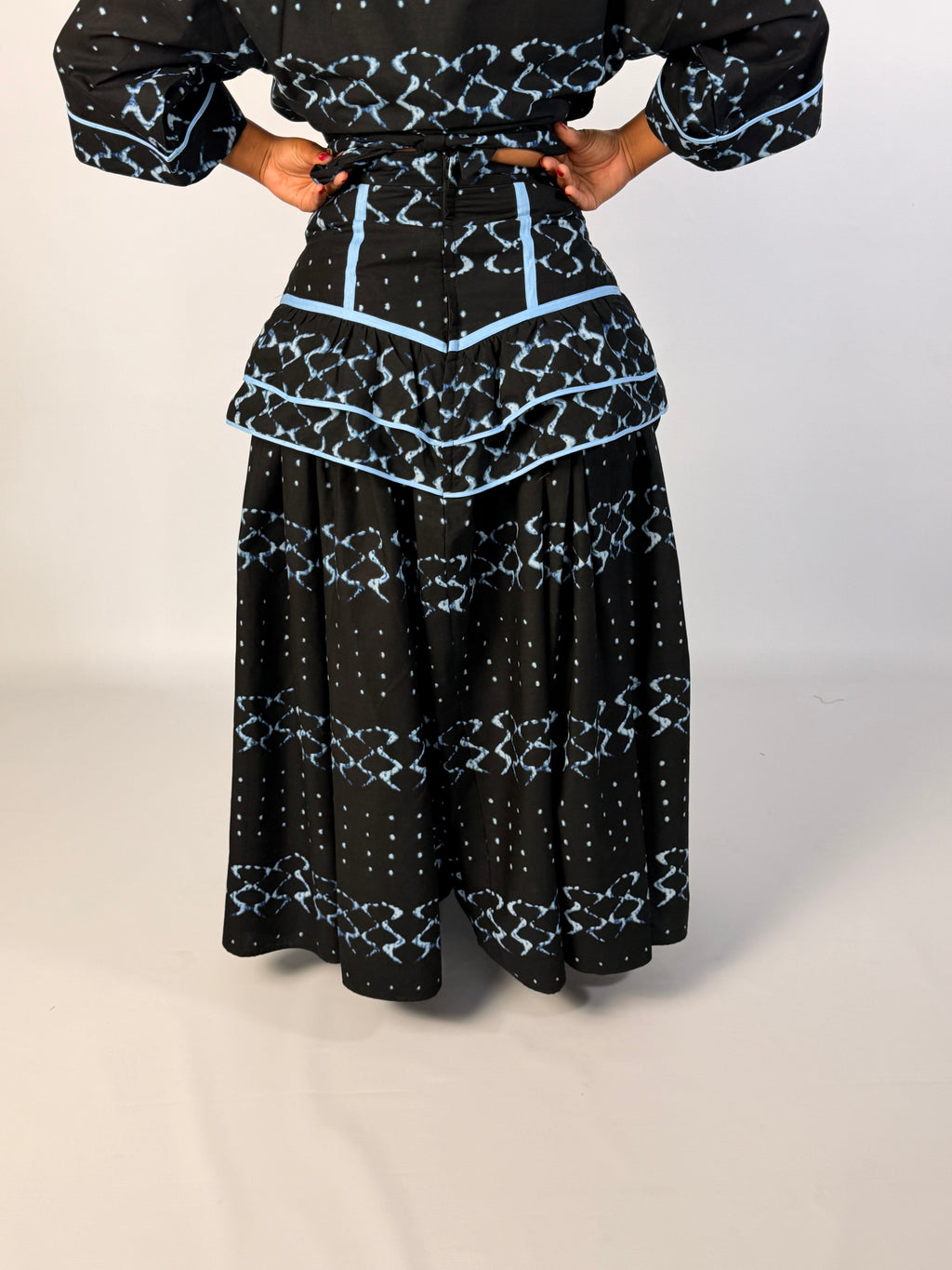 Askari frill skirt