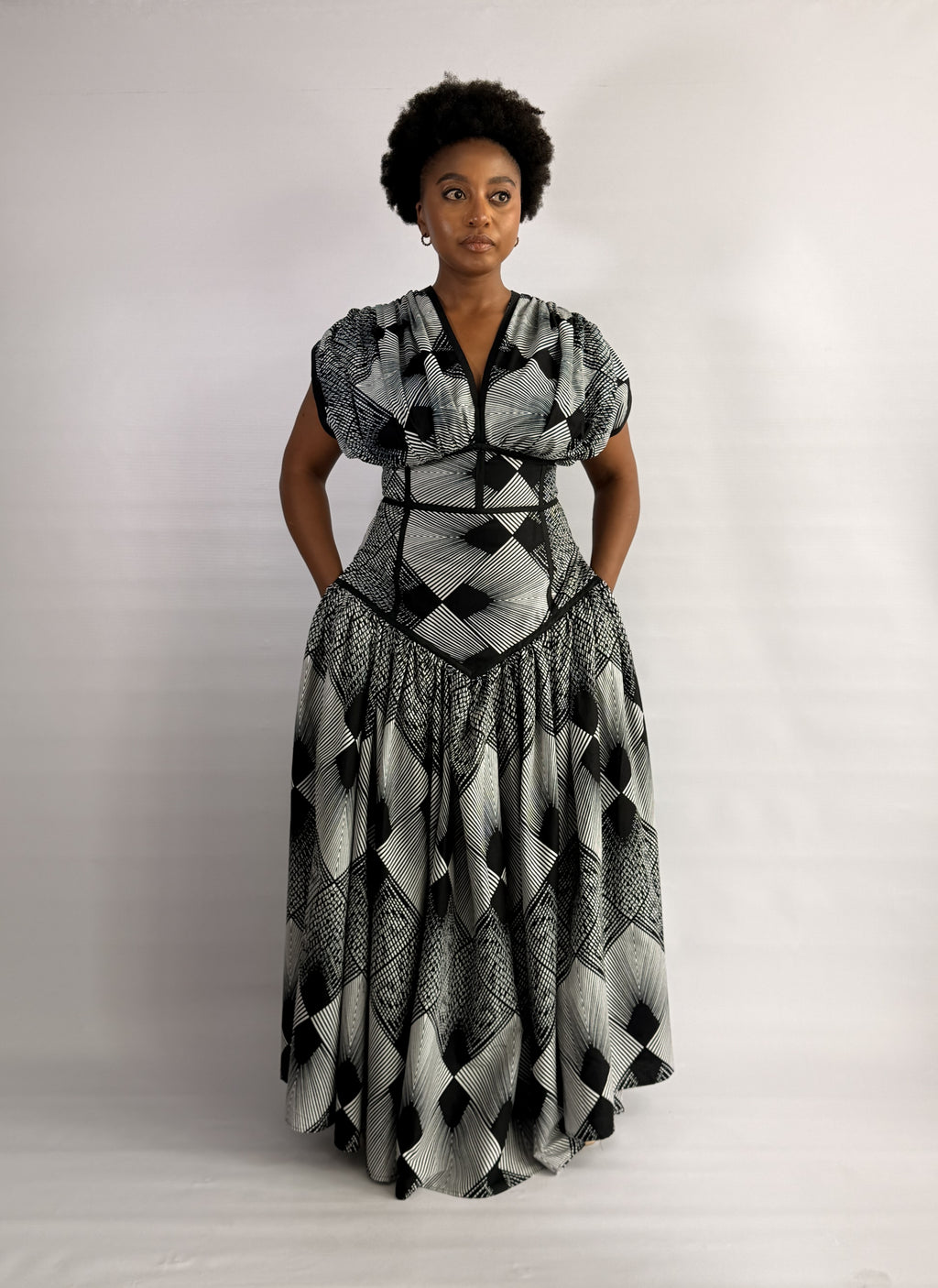 Mwezi Askari Maxi Dress