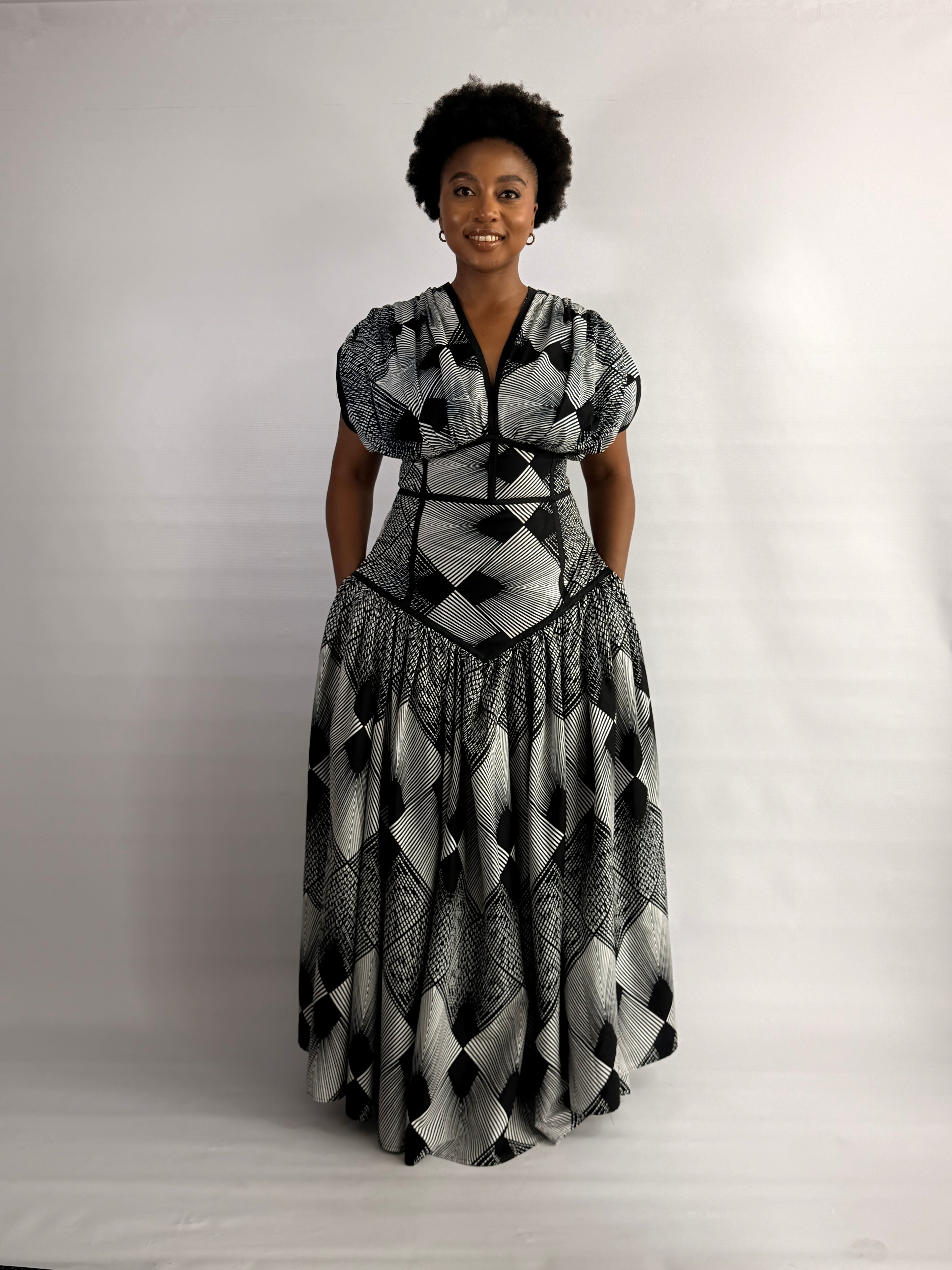 Mwezi Askari Maxi Dress