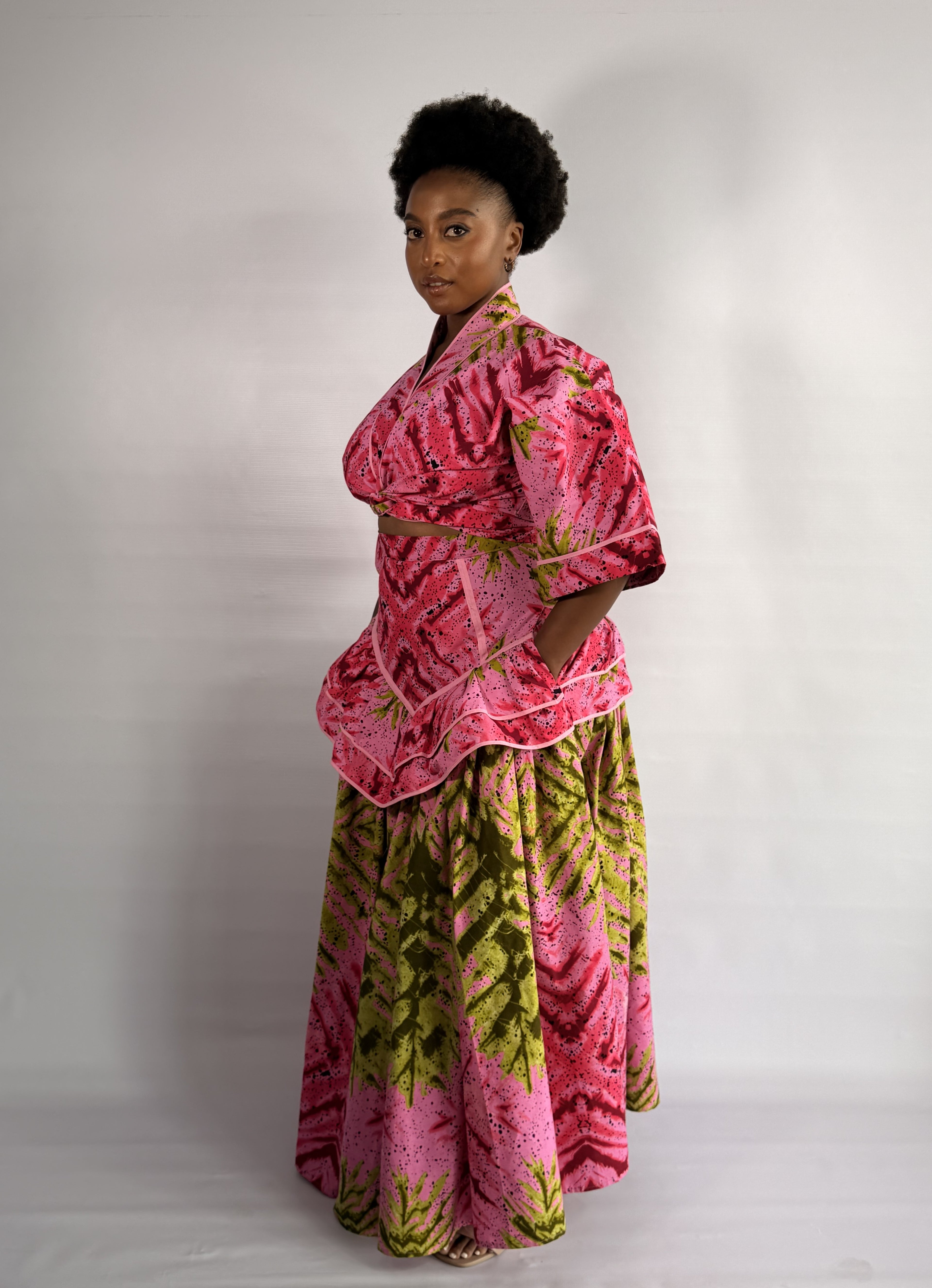 Angalia Wrap around top