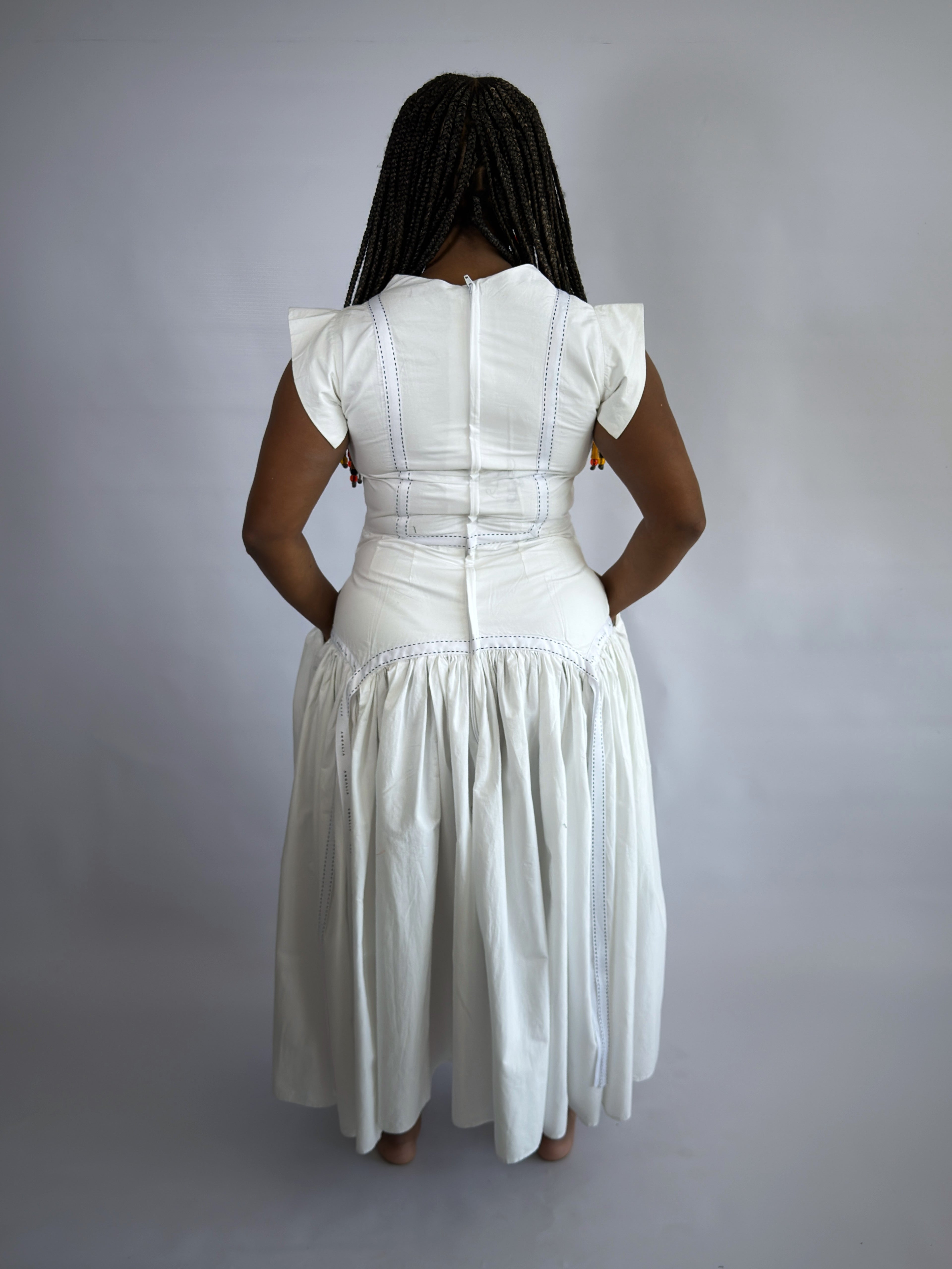 White Mwezi Dress