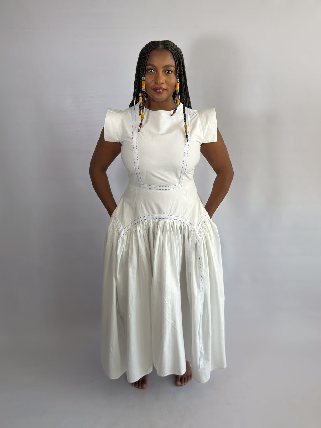 White Mwezi Dress