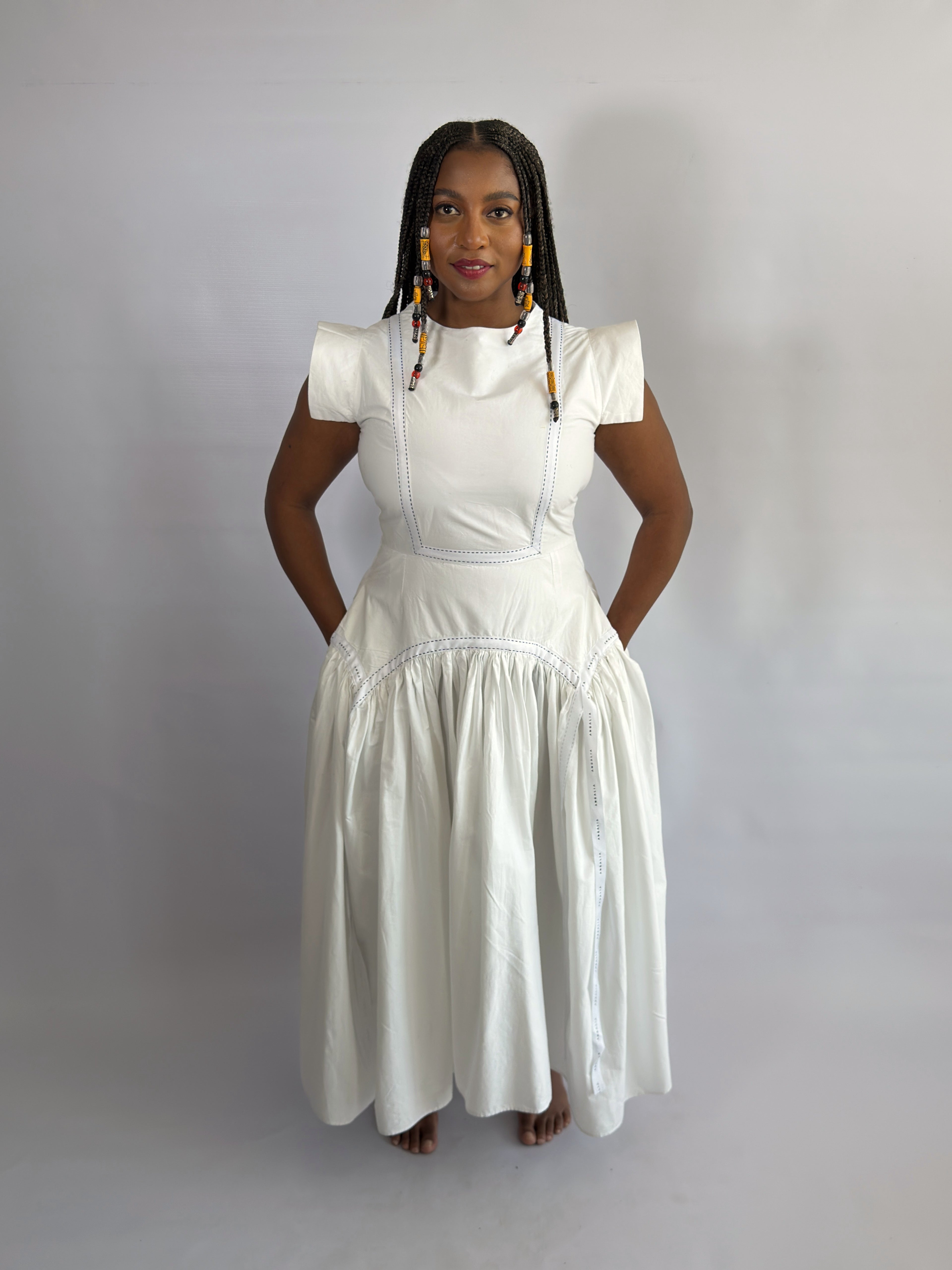 White Mwezi Dress