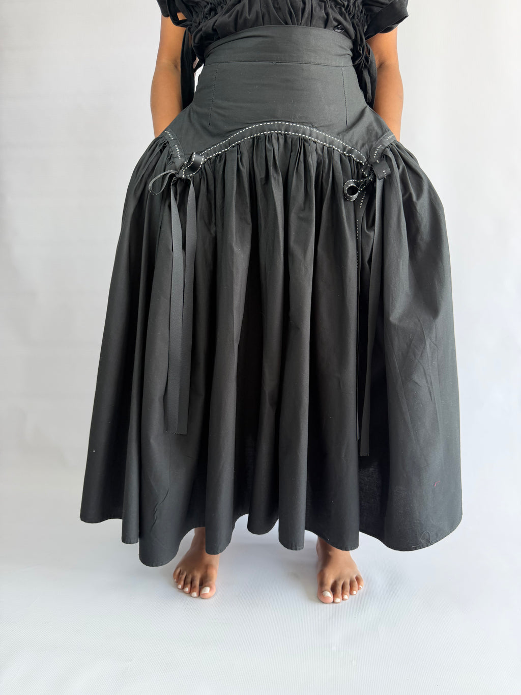 Black Mwezi Skirt