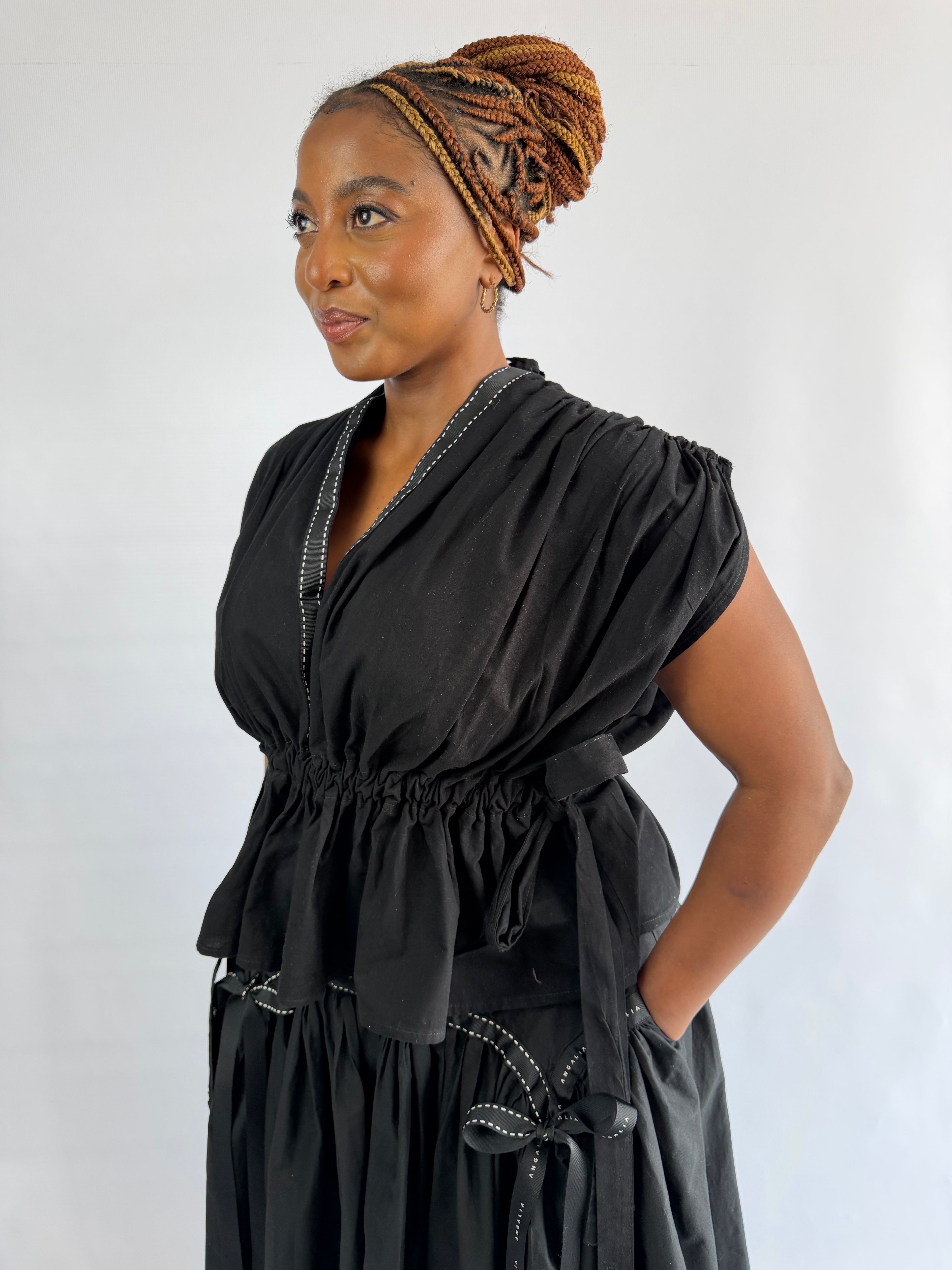 Black Jitahidi Top