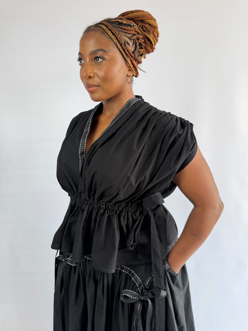 Black Jitahidi Top